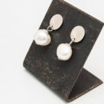Pendientes de plata con perlas naturales cultivadas